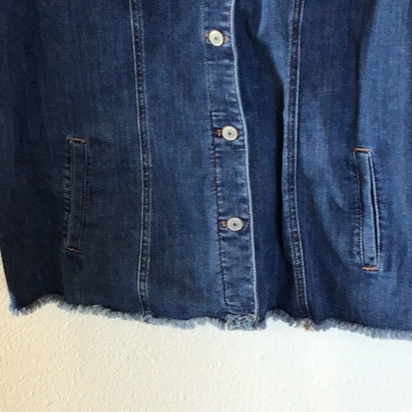 Chico’s Denim Jacket size 3 - Picture 3 of 8